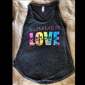 NWOT‼️ Black; Criss-Cross Neck Tank